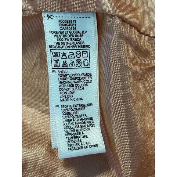 Forever 21 Light Pink Trench Coat Size Medium - Picture 6 of 11